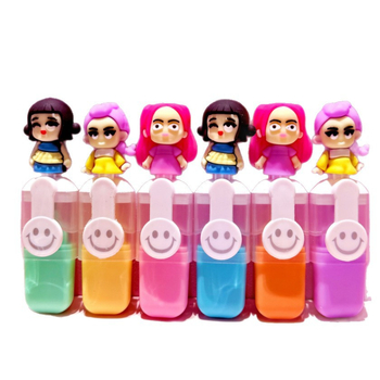 AL 6-dijelni set fluorescentnih flomastera, plastično kućište, PVC vrećica, neizbrisivo, model Hunter Demon Girl Group