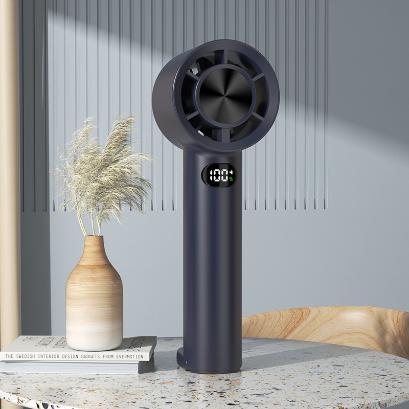 Ručni USB punjivi ventilator s raspršivačem, brushless motor, 5 lopatica, 5 brzina, ugrađena baterija 1000–1200mAh, za vanjsku upotrebu