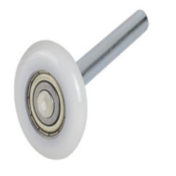 Rola pentru ușă de garaj cu corp ABS și rulment din nailon, model GLN46105-11B, diametrul axului 11 mm, capacitate de încărcare 30 kg, pentru uși de garaj electrice