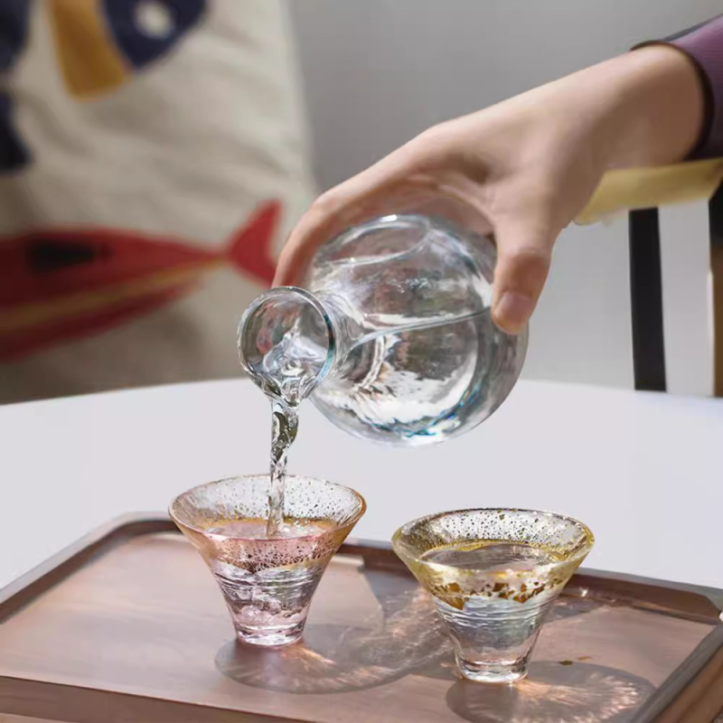 Sake čaša, japanskog stila, staklo, kapacitet 1–100 ml, mogućnost prilagođenog logotipa