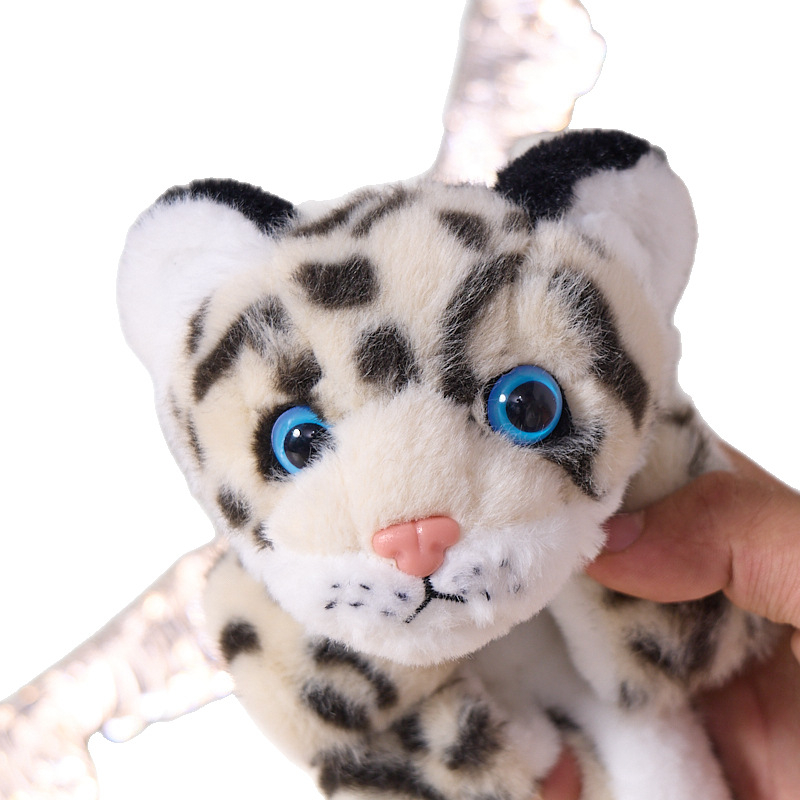 Λούτρινο λεοπάρδος χιονιού – κοντό βελούδο, γέμισμα PP βαμβάκι, για ηλικίες 15–35