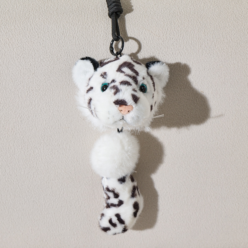 Λούτρινο λεοπάρδος χιονιού – κοντό βελούδο, γέμισμα PP βαμβάκι, για ηλικίες 15–35