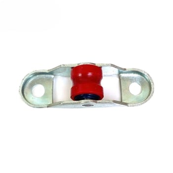 Kit role inferior pentru uși din plastic-oțel și ferestre glisante din sticlă - grosimea pereților 1 mm, diametrul exterior 1 mm, diametrul axului 1 mm, raza șanțului pentru frânghie 1 mm