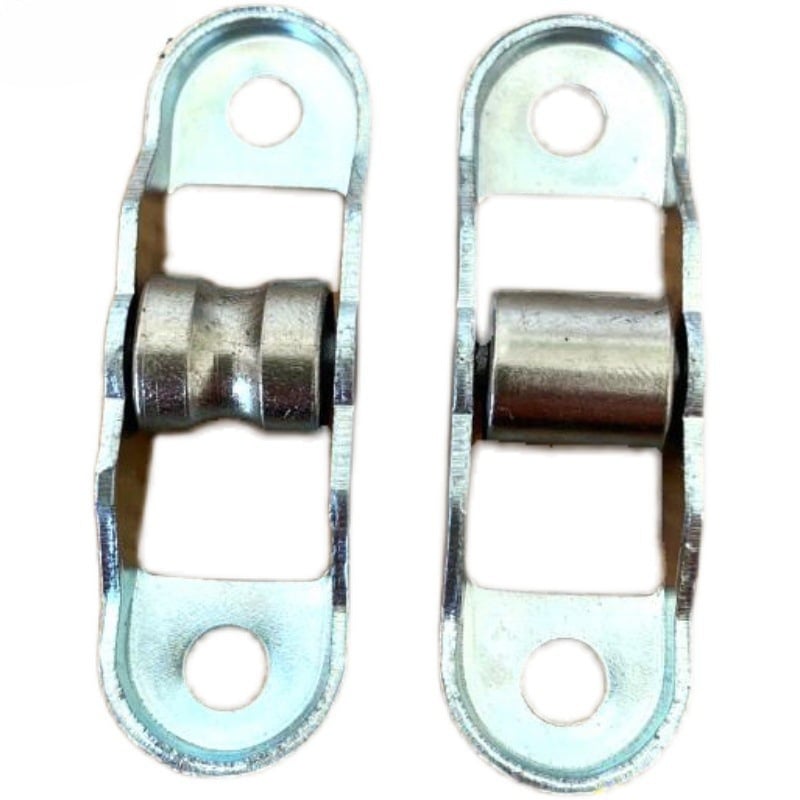 Kit role inferior pentru uși din plastic-oțel și ferestre glisante din sticlă - grosimea pereților 1 mm, diametrul exterior 1 mm, diametrul axului 1 mm, raza șanțului pentru frânghie 1 mm