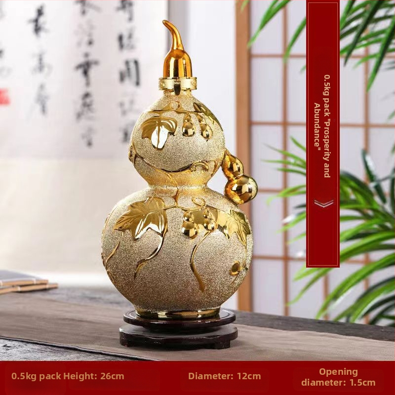 Keramická fľaša na víno od Jinggui, národný trend, nový čínsky štýl, uvedená v lete 2020, balenie set