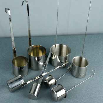 Ren yilai nehrđajući čelik vinska mjerna žlica s okruglom drškom i kukom, kineski stil, premium kvaliteta, 0,2 kg