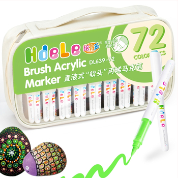 639 Ликвиден акрилен маркер с мек връх – за ученическо изкуство и графити, Have Fun Drawing