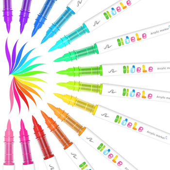 639 Ликвиден акрилен маркер с мек връх – за ученическо изкуство и графити, Have Fun Drawing