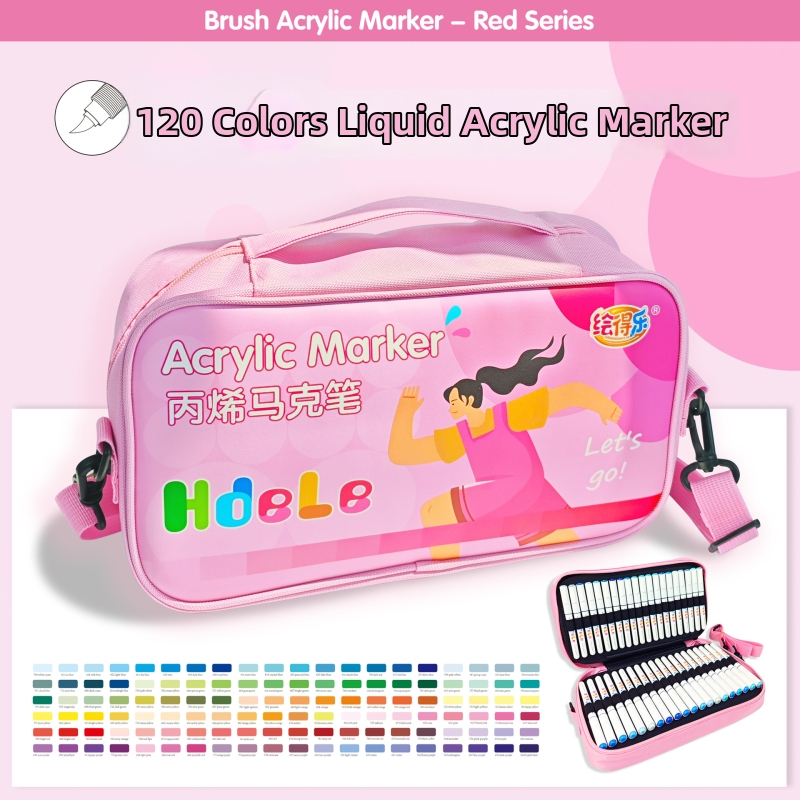 639 Ликвиден акрилен маркер с мек връх – за ученическо изкуство и графити, Have Fun Drawing