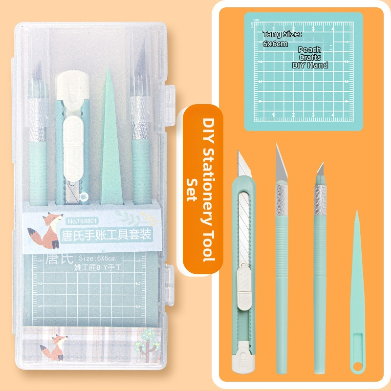 Sada rezných nástrojov s gravovacím nožom a PVC podložkou — Nož na rezanie, PVC podložka, Netto hmotnosť 0.15