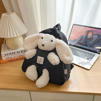 Ženski nylon ruksak s džepom za prijenosno računalo, ležerni putnički stil, zatvarač, proljeće 2025