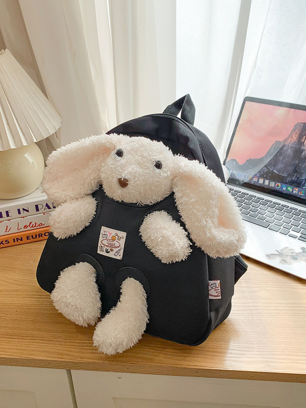 Ženski nylon ruksak s džepom za prijenosno računalo, ležerni putnički stil, zatvarač, proljeće 2025