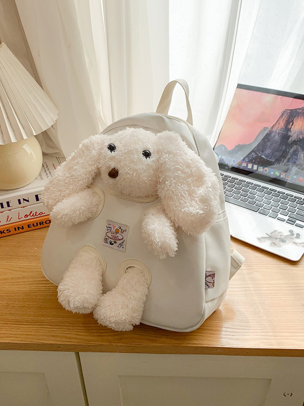 Ženski nylon ruksak s džepom za prijenosno računalo, ležerni putnički stil, zatvarač, proljeće 2025