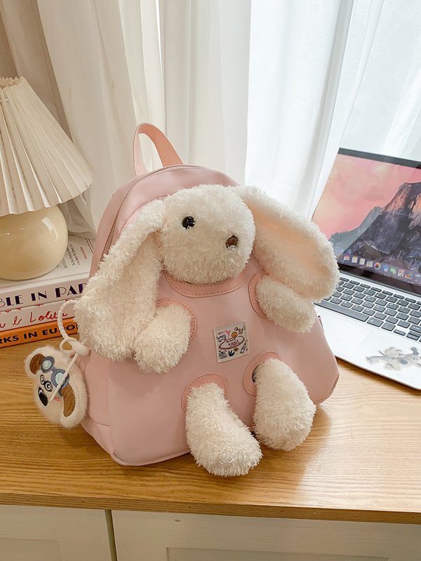 Ženski nylon ruksak s džepom za prijenosno računalo, ležerni putnički stil, zatvarač, proljeće 2025