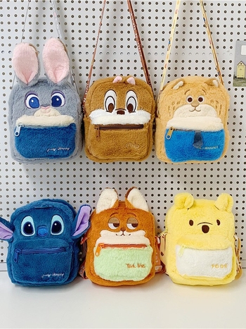 Pliš torba preko ramena s zekom, mali kvadratni dizajn, vertikalni oblik, džep za telefon i dokumente