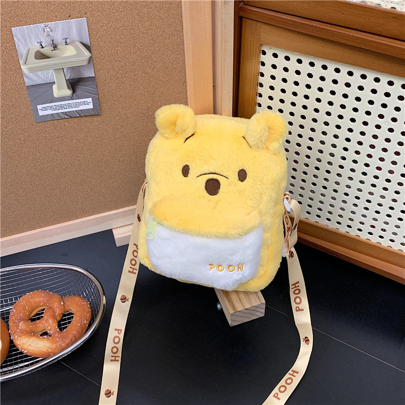 Pliš torba preko ramena s zekom, mali kvadratni dizajn, vertikalni oblik, džep za telefon i dokumente