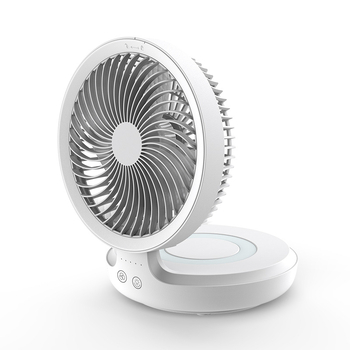 Eden ασύρματος τοίχος ανεμιστήρας USB επαναφορτιζόμενος, συμπαγές αναδιπλούμενο μοντέλο, με ενσωματωμένη μπαταρία, brushless κινητήρας, 3 ταχύτητες, τηλεχειριστήριο