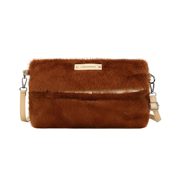 Damska vunena torbica s preklopom, velika kapaciteta, pravokutna crossbody torba s jednim remenom, magnetsko zatvaranje, podstava od velura, pretinac za telefon, gradski stil, zima 2025