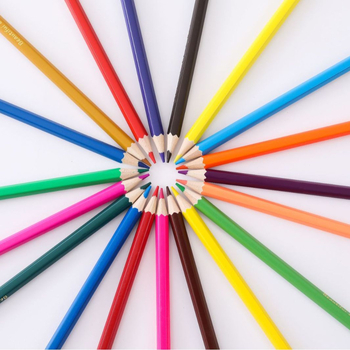 Školske bojice — drveno kućište, cilindrična ambalaža, brend purespirit, tip: Drugo