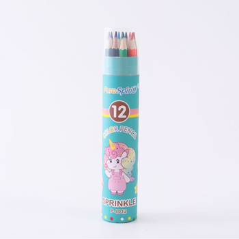 Školske bojice — drveno kućište, cilindrična ambalaža, brend purespirit, tip: Drugo