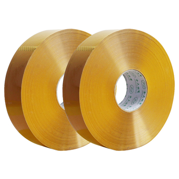 Jin Da csomagoló szalag, átlátszó BOPP szalag, 1000 m hosszú, csomagoláshoz