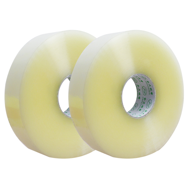 Jin Da csomagoló szalag, átlátszó BOPP szalag, 1000 m hosszú, csomagoláshoz