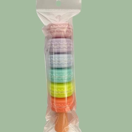 Marker za označavanje u obliku hobotnice — dvostruka vrhova, crtić dizajn hobotnice, plastično kućište, ispisano logo, prilagodljiva privatna marka