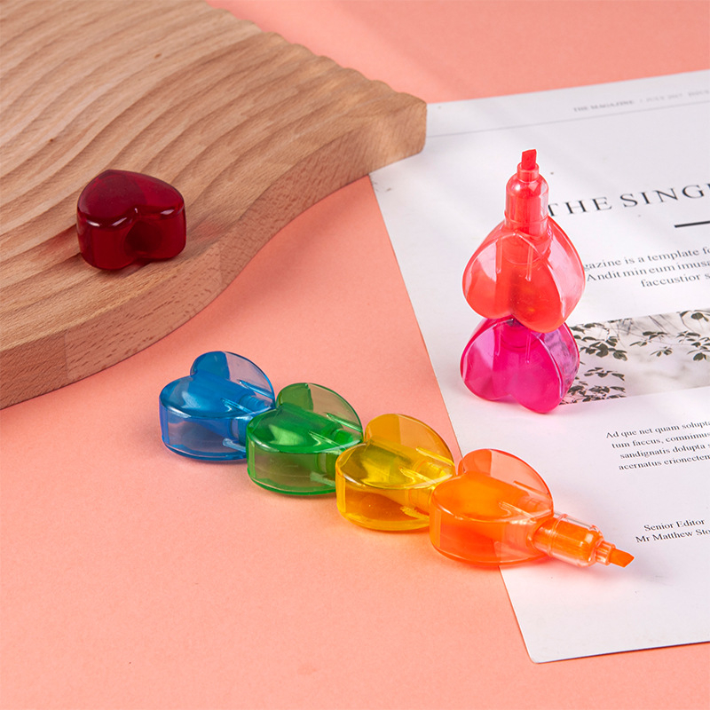 Marker za označavanje u obliku hobotnice — dvostruka vrhova, crtić dizajn hobotnice, plastično kućište, ispisano logo, prilagodljiva privatna marka