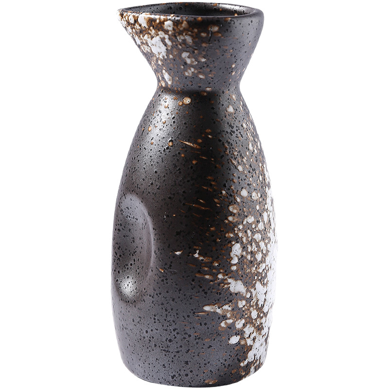 Porcelanski set za sake, japanskog stila, YC marka, trodjelni set s tiskanim logom
