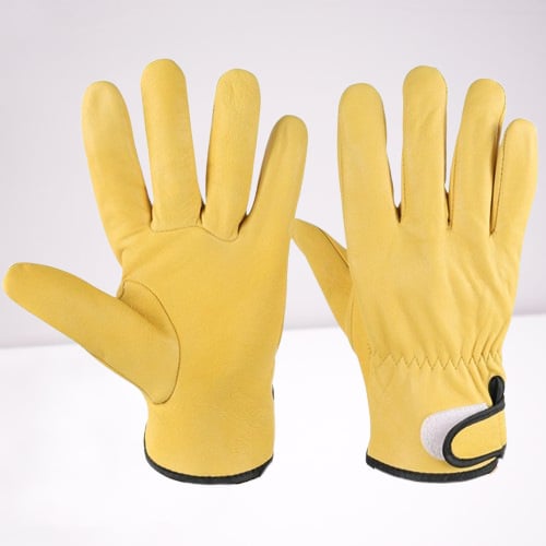 Γάντια συγκόλλησης από δέρμα προβάτου, μονωμένα, με Velcro κλείσιμο, για τόξο συγκόλληση