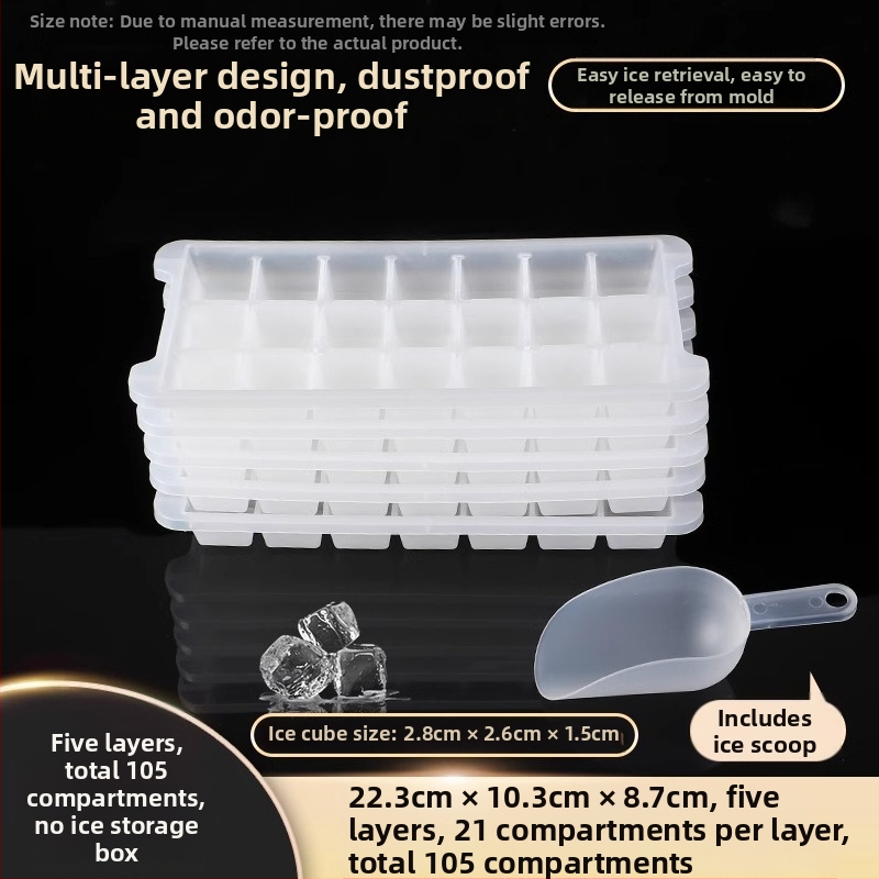 Forma na ľadové kocky z PP, 32 dutín, potravinárska kvalita, ľahké uvoľnenie