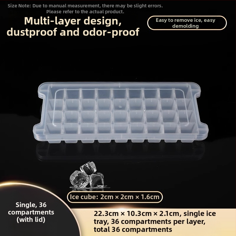 Forma na ľadové kocky z PP, 32 dutín, potravinárska kvalita, ľahké uvoľnenie