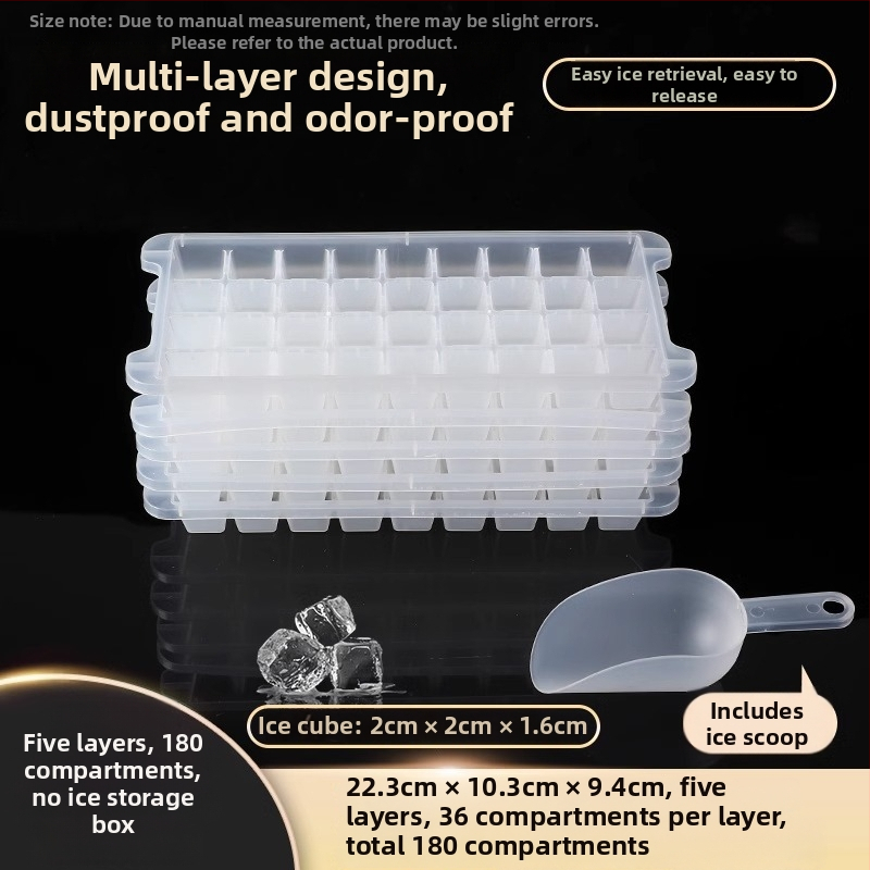 Forma na ľadové kocky z PP, 32 dutín, potravinárska kvalita, ľahké uvoľnenie