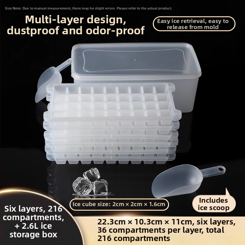 Forma na ľadové kocky z PP, 32 dutín, potravinárska kvalita, ľahké uvoľnenie