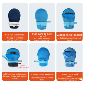 Rukavice na obmedzenie pohybu pre ležiacich seniorov, polyesterová sieťovina s bavlnenou podšívkou, teplé, prachotesné, rezaniu odolné