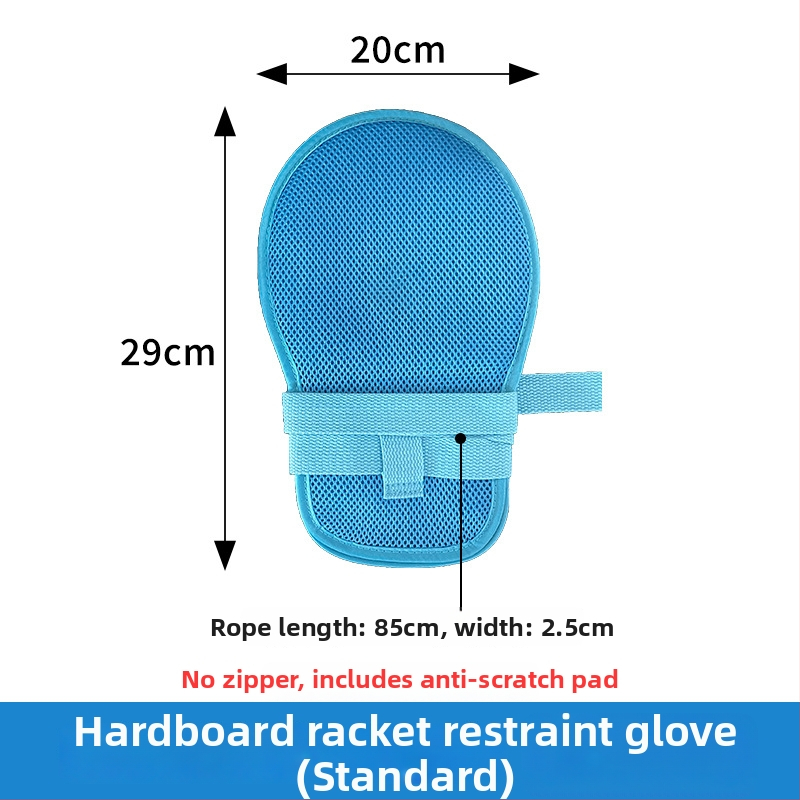 Rukavice na obmedzenie pohybu pre ležiacich seniorov, polyesterová sieťovina s bavlnenou podšívkou, teplé, prachotesné, rezaniu odolné