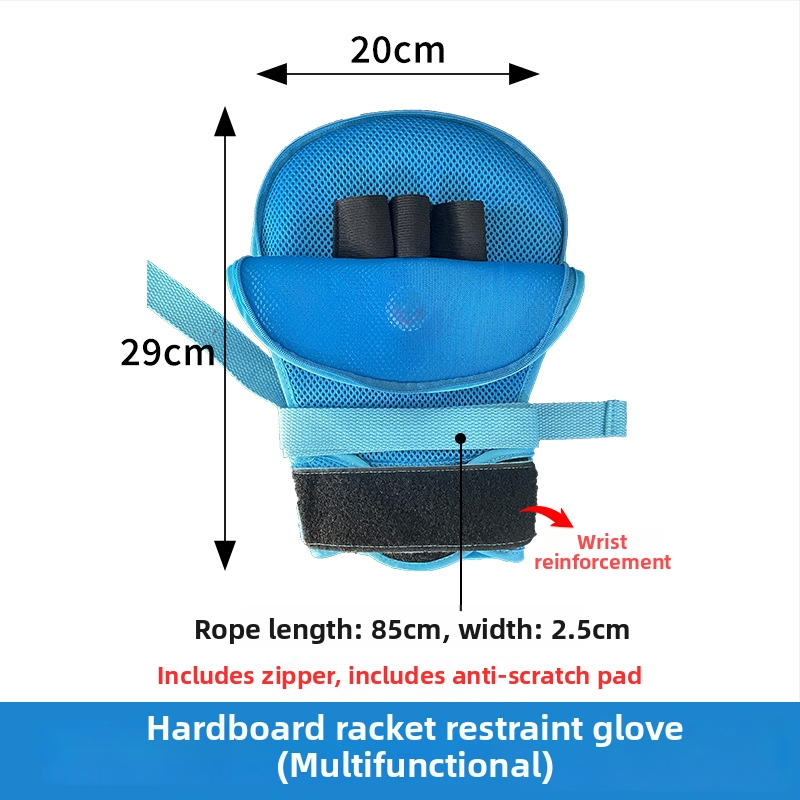 Rukavice na obmedzenie pohybu pre ležiacich seniorov, polyesterová sieťovina s bavlnenou podšívkou, teplé, prachotesné, rezaniu odolné