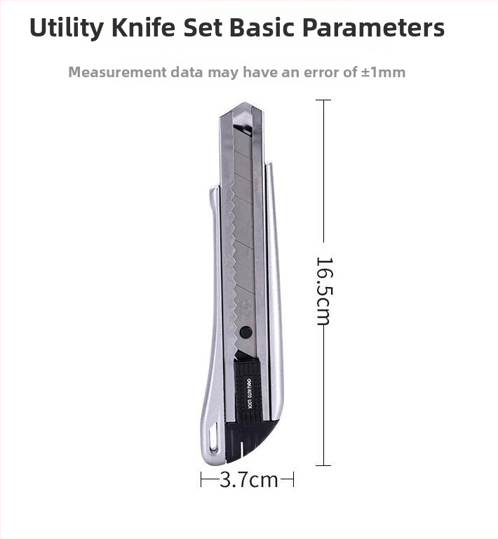 Deli výtvarný nôž, plastovo-kovové telo, šírka čepele 18 mm, hrúbka čepele 0,5 mm, model 2001-2057