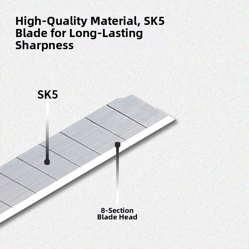 Deli výtvarný nôž, plastovo-kovové telo, šírka čepele 18 mm, hrúbka čepele 0,5 mm, model 2001-2057