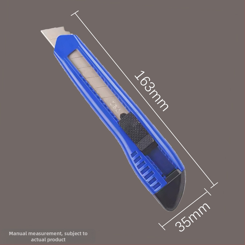 Deli výtvarný nôž, plastovo-kovové telo, šírka čepele 18 mm, hrúbka čepele 0,5 mm, model 2001-2057
