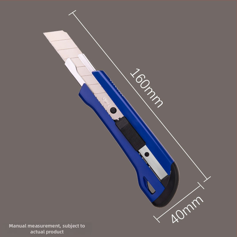 Deli výtvarný nôž, plastovo-kovové telo, šírka čepele 18 mm, hrúbka čepele 0,5 mm, model 2001-2057