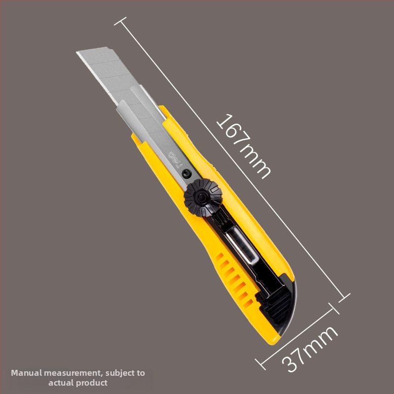 Deli výtvarný nôž, plastovo-kovové telo, šírka čepele 18 mm, hrúbka čepele 0,5 mm, model 2001-2057