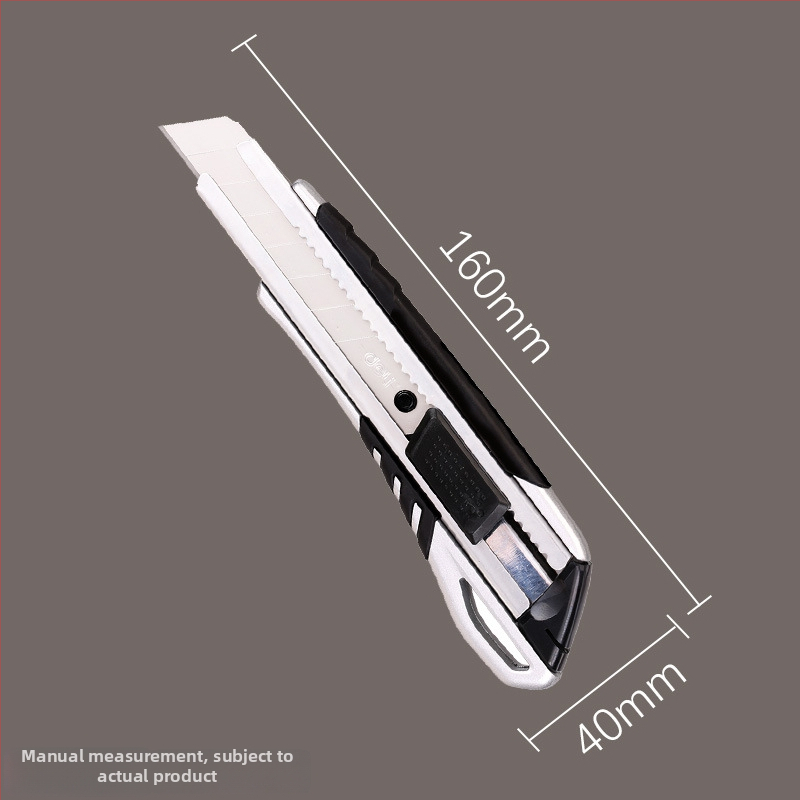 Deli výtvarný nôž, plastovo-kovové telo, šírka čepele 18 mm, hrúbka čepele 0,5 mm, model 2001-2057