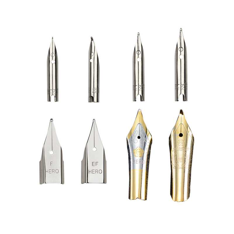 Hero EF vrh pera — zamjenski metalni vrh, kompatibilan s modelima 359, 1060, 1021, 6006; pakiranje 10 komada