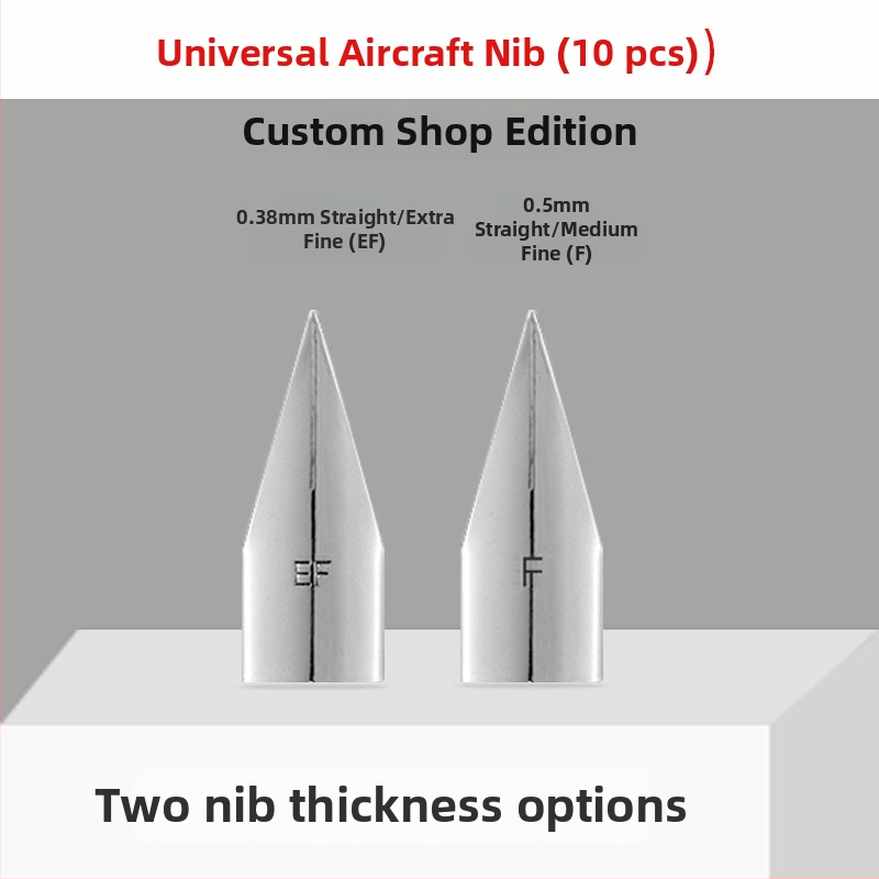 Hero EF hrot na pero — náhradný hrot pre plniace pero, kovový, kompatibilný s modelmi 359, 1060, 1021, 6006; balenie 10 kusov