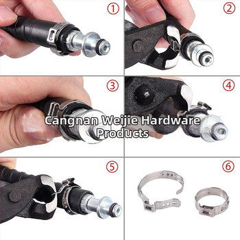 Sada jednoduchej svorky, nominálny priemer 6–28.6 mm, upevňovací priemer 6–29.6 mm, rozsah použitia 7–21