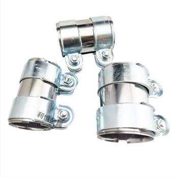 Karima výfukového potrubia z nehrdzavejúcej ocele, tvar slučky, nominálny priemer 50 mm, upínací priemer 48 mm, rozsah použitia 50–65 mm, Li Heng