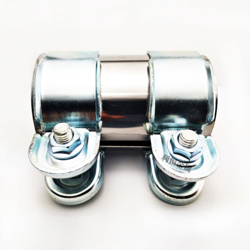 Karima výfukového potrubia z nehrdzavejúcej ocele, tvar slučky, nominálny priemer 50 mm, upínací priemer 48 mm, rozsah použitia 50–65 mm, Li Heng