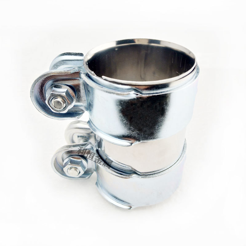 Karima výfukového potrubia z nehrdzavejúcej ocele, tvar slučky, nominálny priemer 50 mm, upínací priemer 48 mm, rozsah použitia 50–65 mm, Li Heng