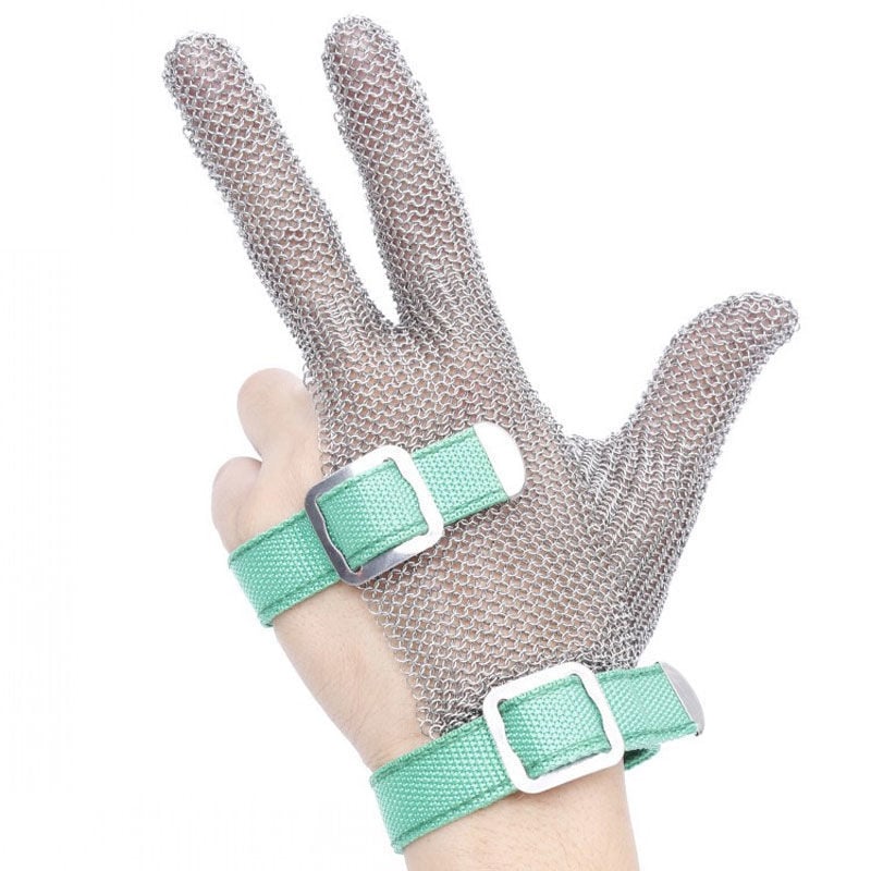 Γάντια από ανοξείδωτο ατσάλι επιπέδου 5 κατά της κοπής για ηλεκτρικά πριόνια και κόψιμο μεταλλικών καλωδίων – χρήση σε σφαγείο